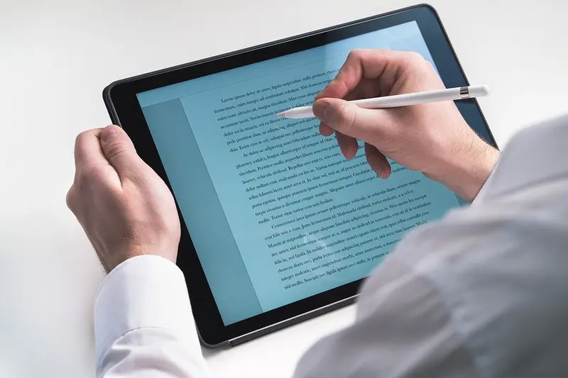 escribir en una pantalla táctil resistiva