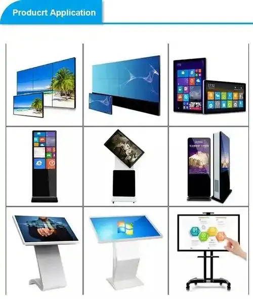 diferentes pantallas táctiles capacitivas