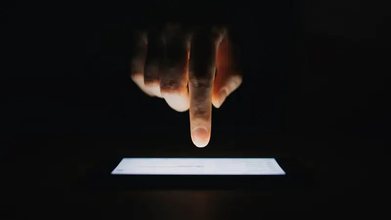 tocar la pantalla capacitiva