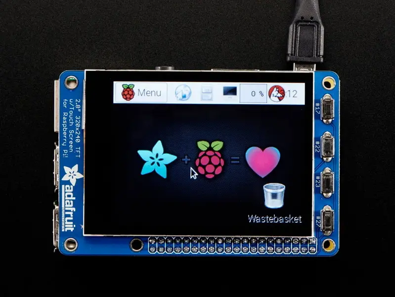 مشاريع Raspberry Pi بشاشة تعمل باللمس