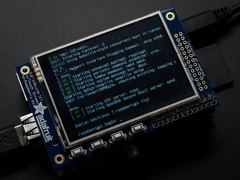 شاشة تعمل باللمس Raspberry Pi