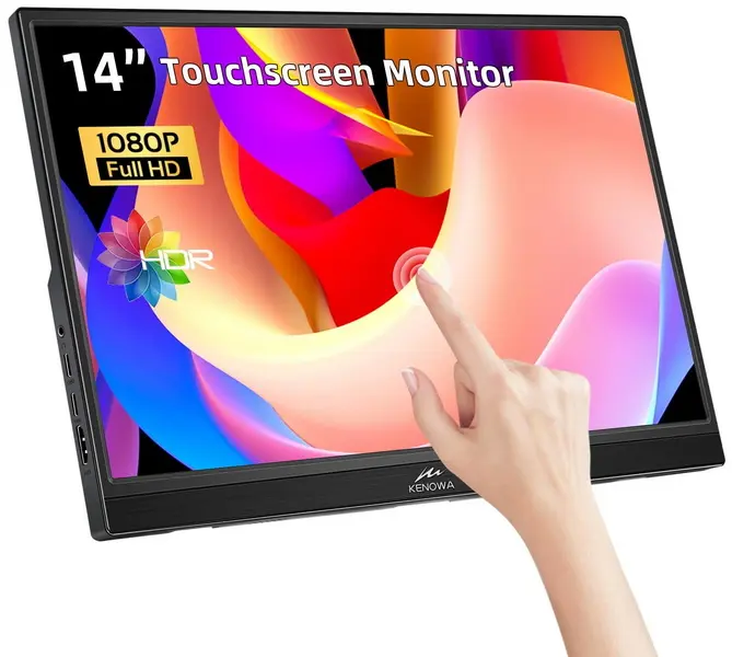 Monitor de pantalla táctil portátil