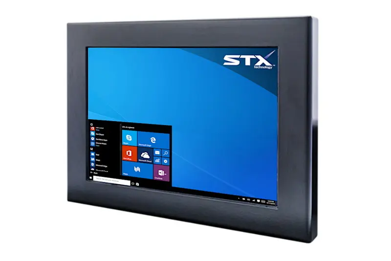 Monitor de panel táctil industrial de 12 pulgadas