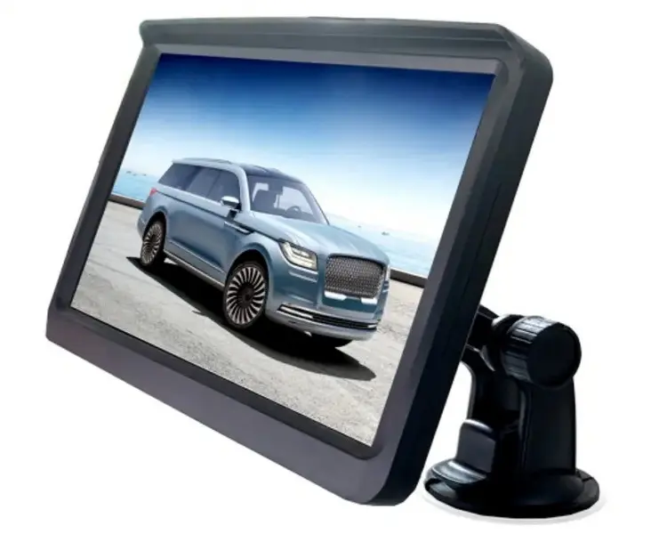 Pantalla de coche de 7 pulgadas para DC 12V y entradas de 2 canales Monitor de coche para ayuda a la marcha atrás Pantalla de coche TFT LCD de alta calidad