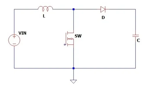Boost-Schaltnetzteil (SMPS)