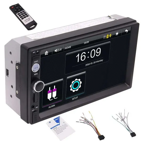 وحدة شاشة اللمس السعوية المزدوجة DIN