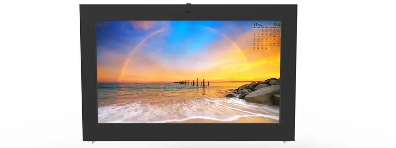 Monitor LCD de Orientación Horizontal de 55 Montaje en Pared Exterior Monitor LCD de Orientación Horizontal de 55 Montaje en Pared Exterior