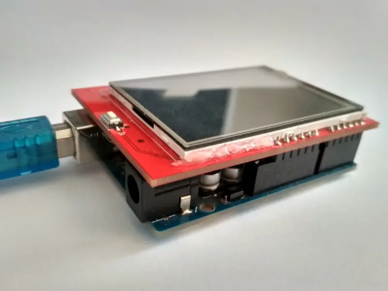 وحدة عرض LCD TFT مدمجة متصلة عبر USB