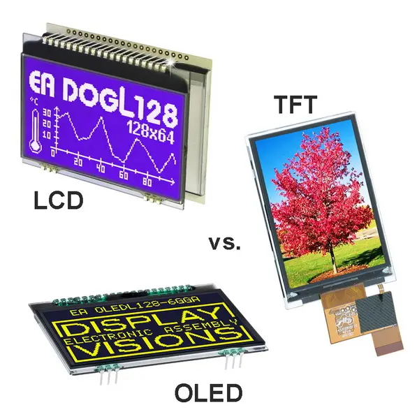 TFT مقابل LCD