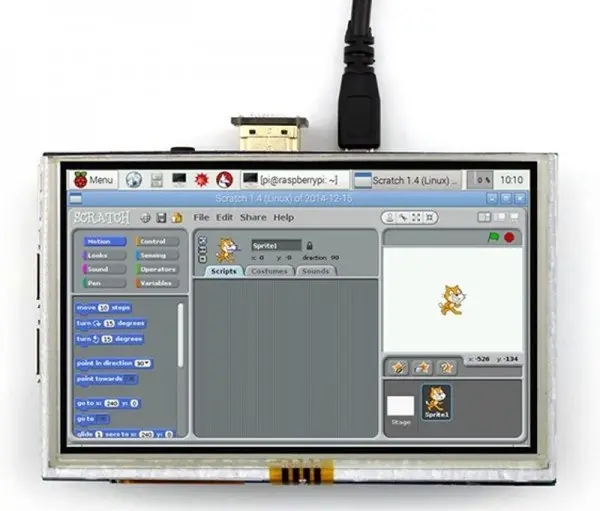 شاشة RPI LCD 5 بوصة