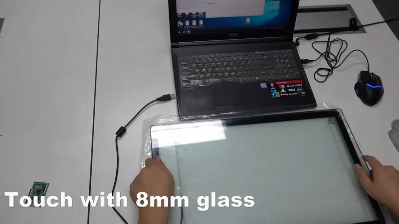 Touch with 8mm glass