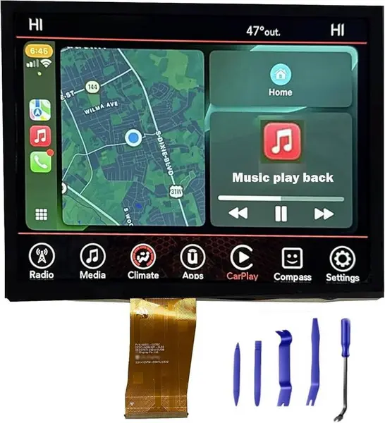 LCD-Panel-Kommunikation mit GPS
