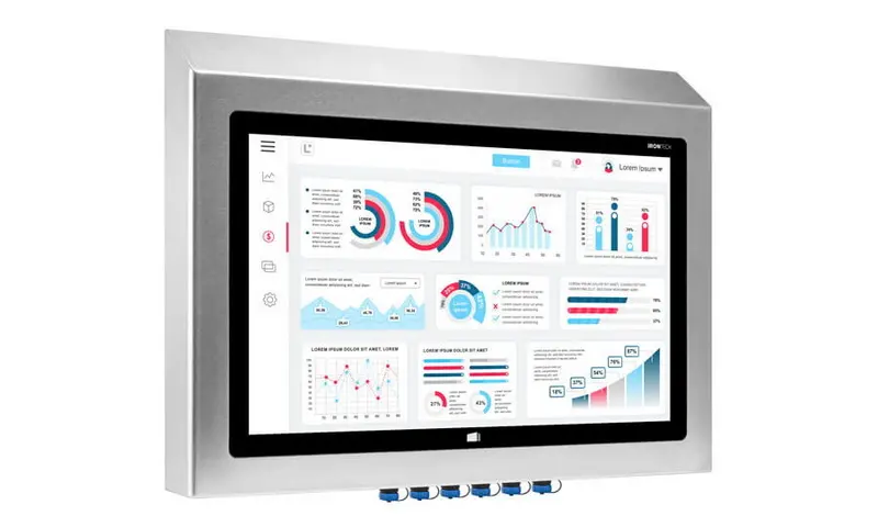 panel industrial con pantalla táctil PC2