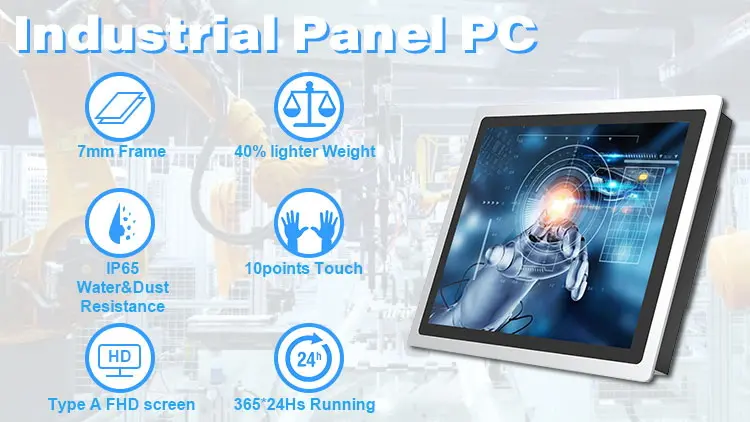panel industrial con pantalla táctil PC3