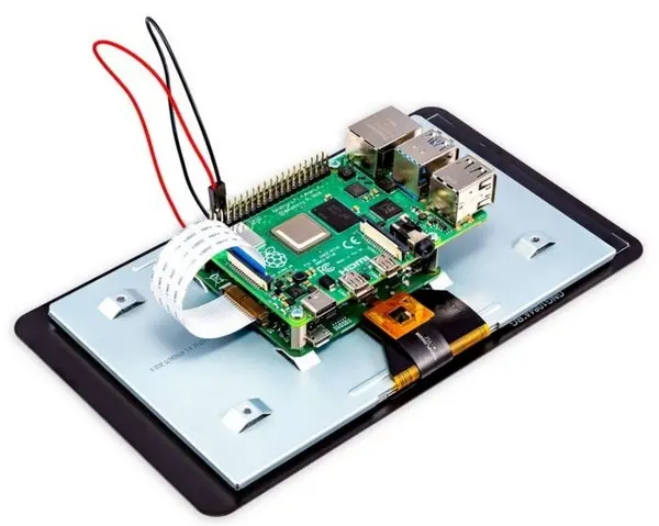 شاشة تعمل باللمس مقاس 7 بوصات ل Raspberry Pi 4