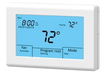 Termostato programable de 7 días con pantalla táctil Termostato programable de 7 días con pantalla táctil