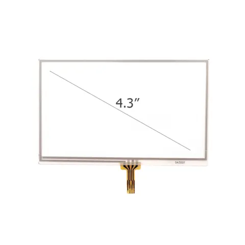 4,3 Zoll resistiver Touchscreen