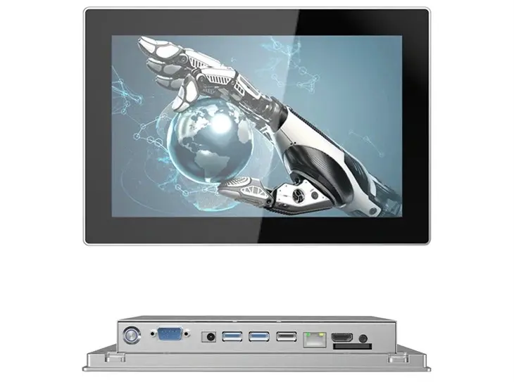 monitor industrial con pantalla táctil IP65