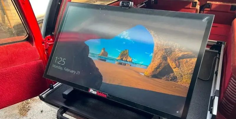 Pantalla táctil industrial de la fuerza laboral