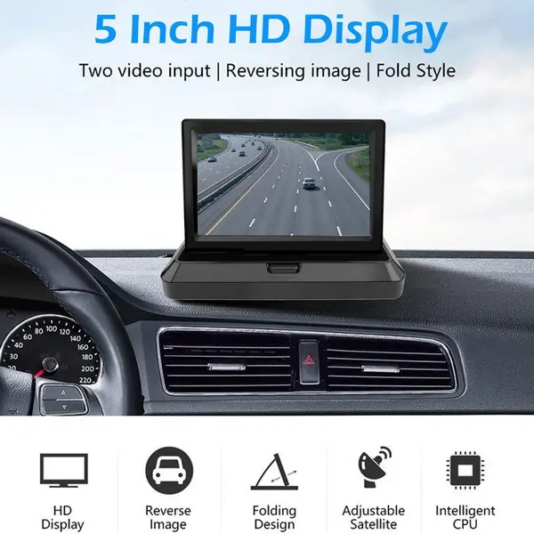 Pantalla del monitor del coche para la cámara de marcha atrás