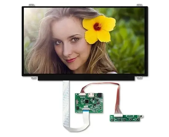 Pantalla capacitiva para computadora portátil con retroiluminación LED de 15.6 pulgadas