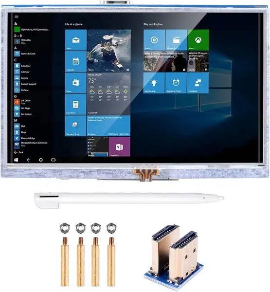 Pantalla táctil resistiva Kuman de 5 pulgadas
