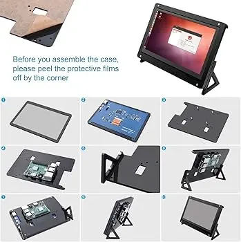 diferentes tipos de pantalla táctil resistiva Kuman de 5 pulgadas