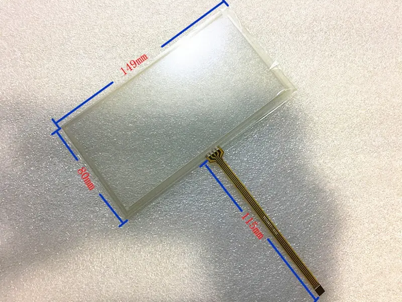 2 قطعة 6.0 بوصة 14980 مم 4 أسلاك لوحات شاشة تعمل باللمس مقاومة