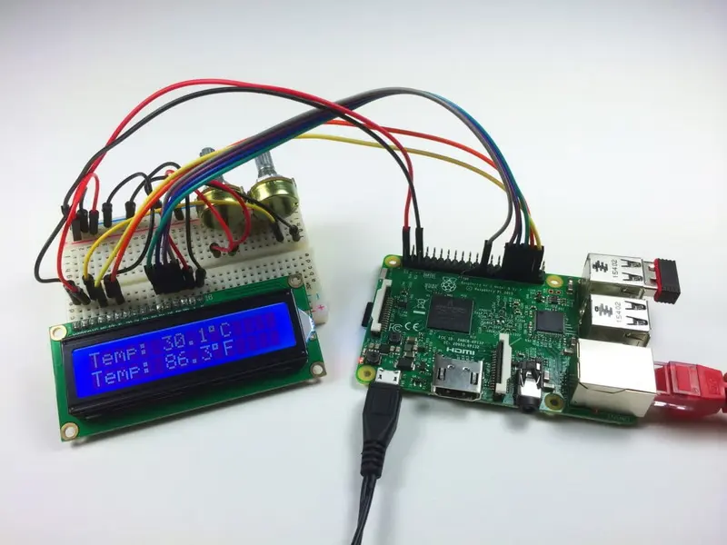 Configuración y programación de la pantalla LCD de Raspberry Pi