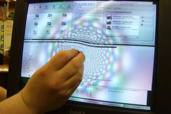 Un imán afecta a la pantalla LCD3 Un imán afecta a la pantalla LCD3