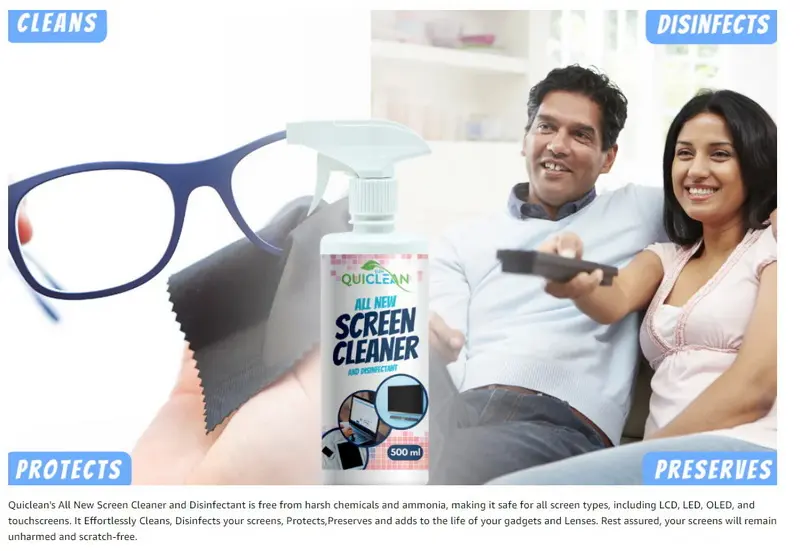 usar Eyeglass Cleaner en la pantalla LCD