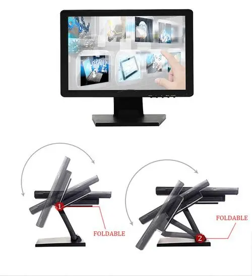 شاشة عريضة 19 بوصة TFT LCD شاشة تعمل باللمس بالسعة - يشروي