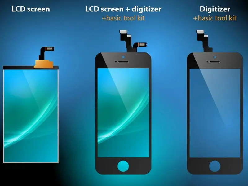 Una pantalla LCD en un teléfono2