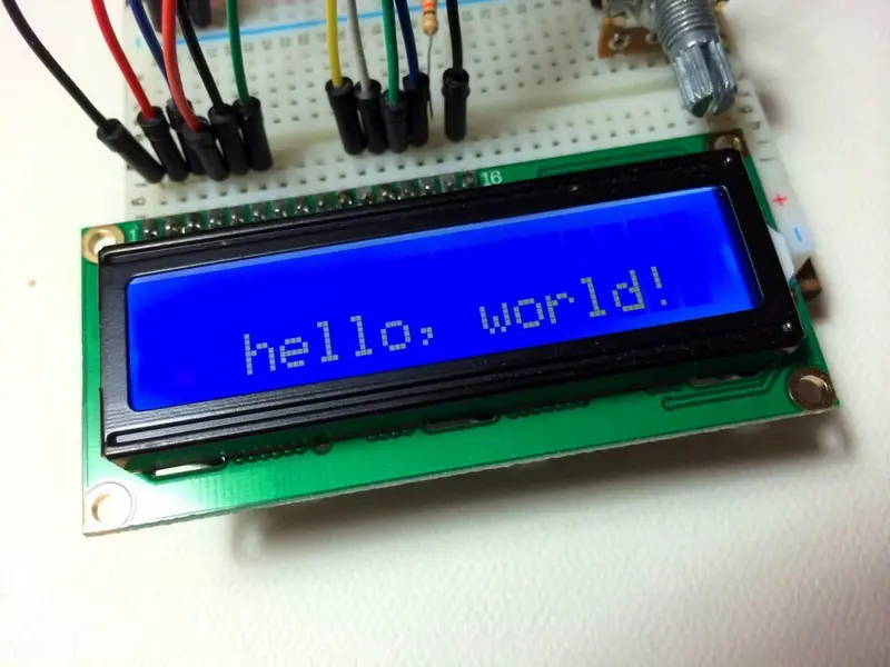 Instalación de Arduino LCD