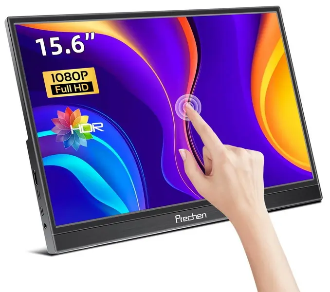 Monitor de pantalla táctil Full HD