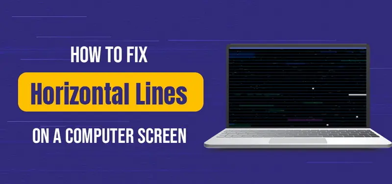 Cómo arreglar líneas horizontales en la pantalla de una computadora