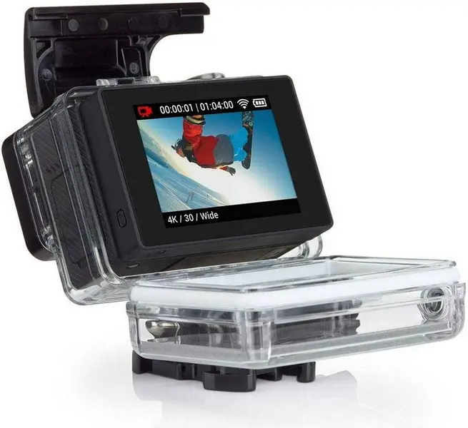 Duración de la batería de la pantalla de Gopro encendida frente a apagada