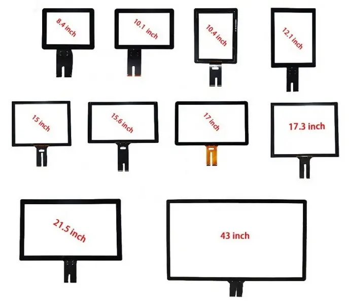diferentes tipos de pantallas capacitivas