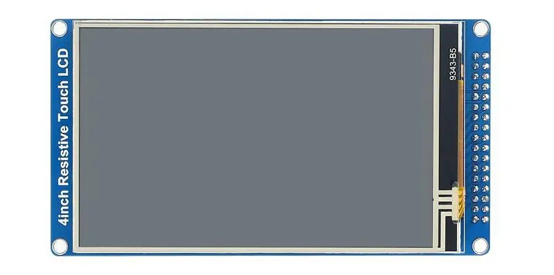 شاشة LCD تعمل باللمس مقاومة مقاس 4 بوصات