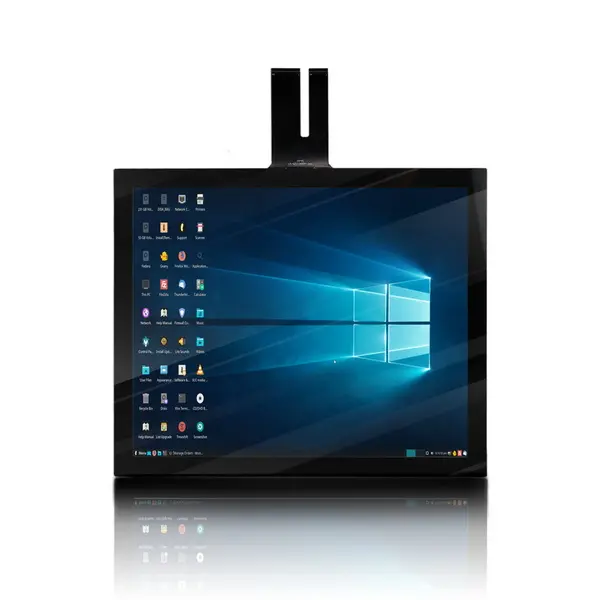 شاشة تعمل باللمس بالسعة على الكمبيوتر