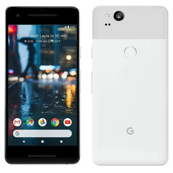 Teléfono con pantalla táctil capacitiva frontal Pixel 2
