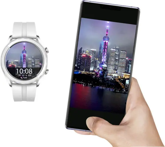 Más informaciónUtilizar el teléfono para descargar y cambiar la esfera del reloj