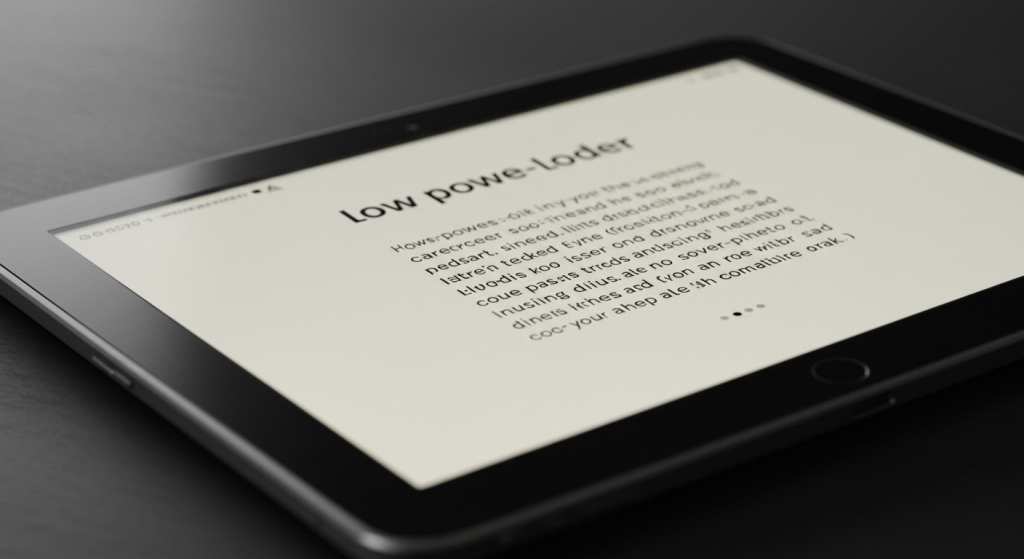 Low-power ePaper display