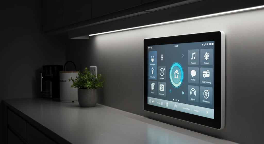 Smart home touch screen
