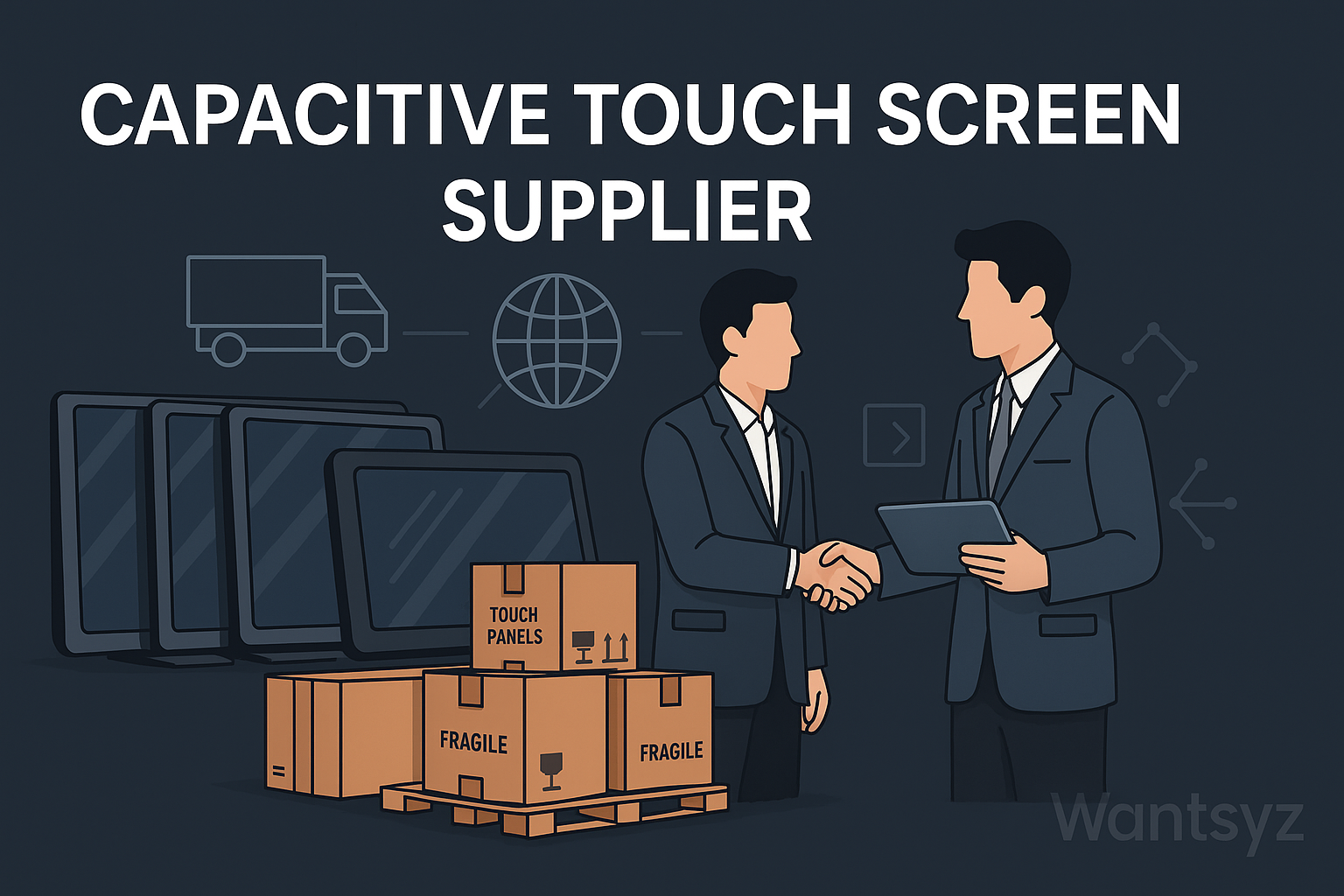 Company profile image or showroom of a touch screen supplier