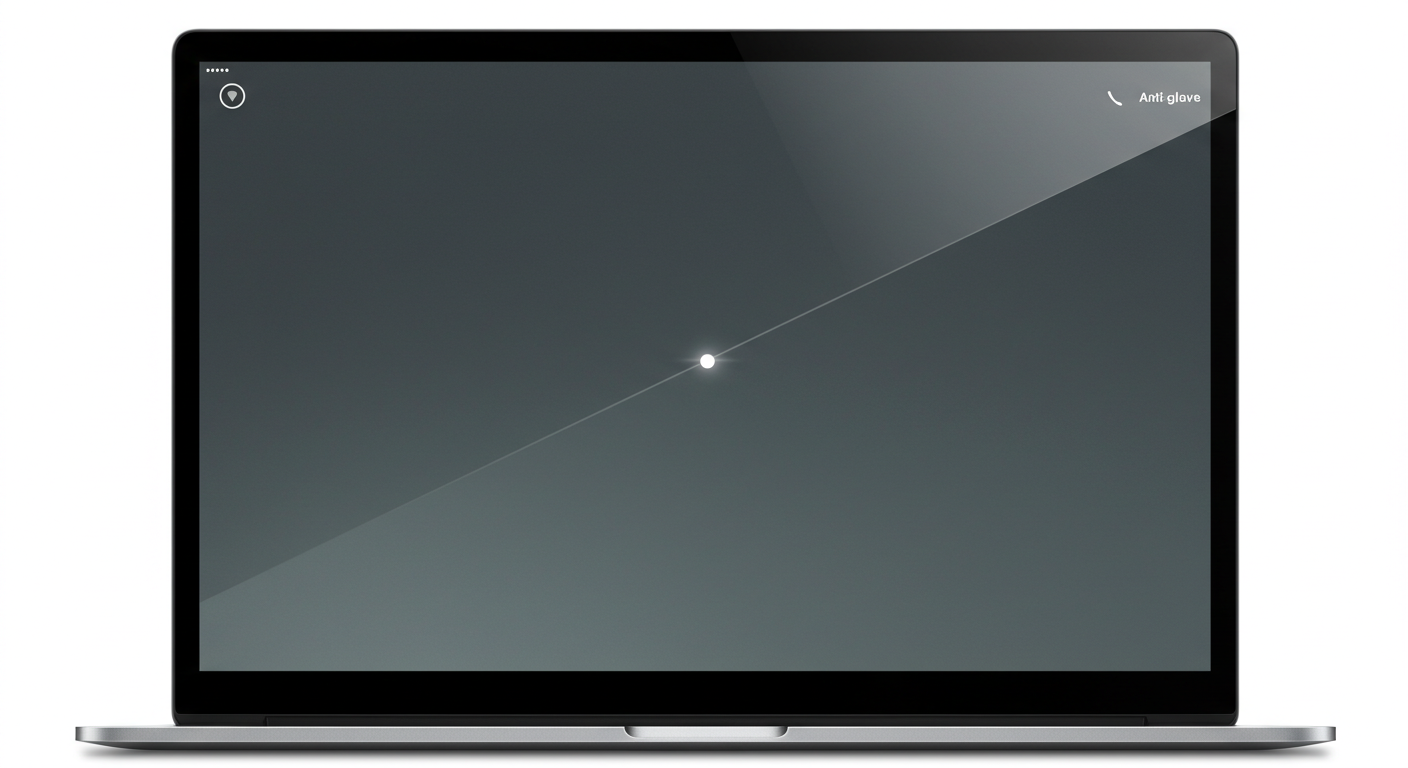 anti-glare capacitive touchscreen