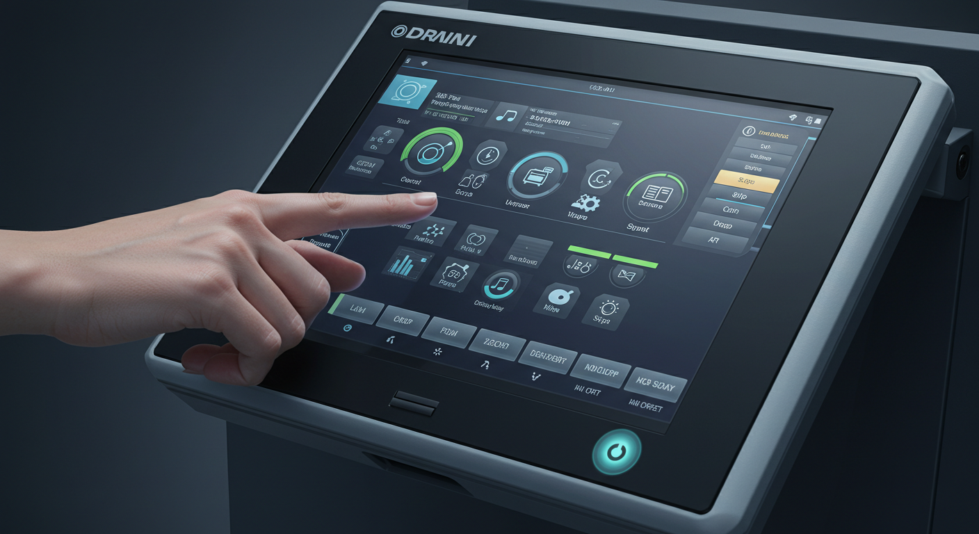 capacitive touch HMI interface