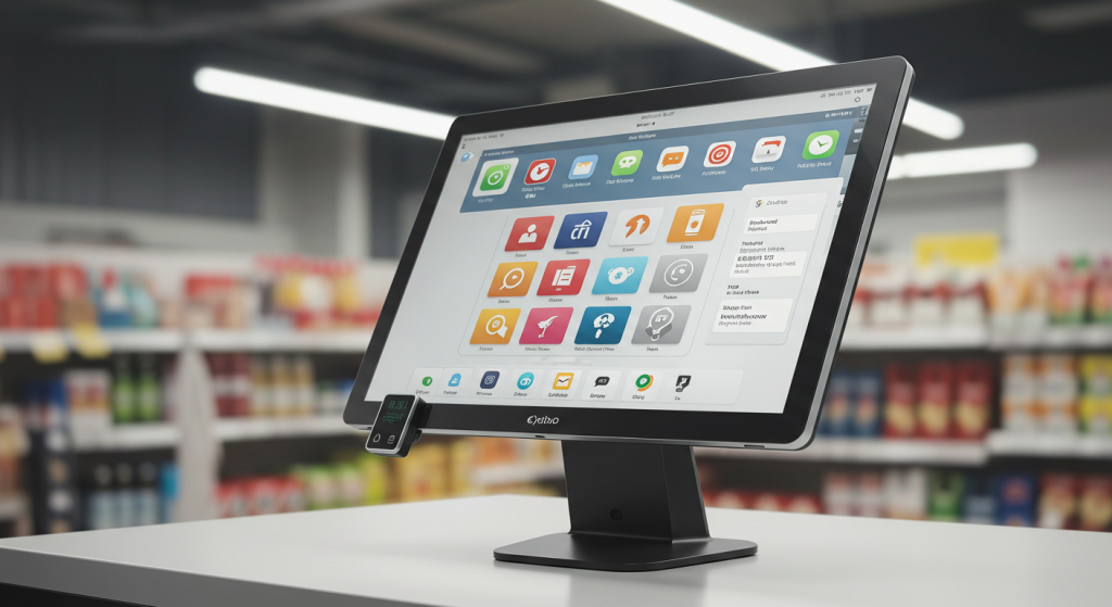 capacitive touch POS display