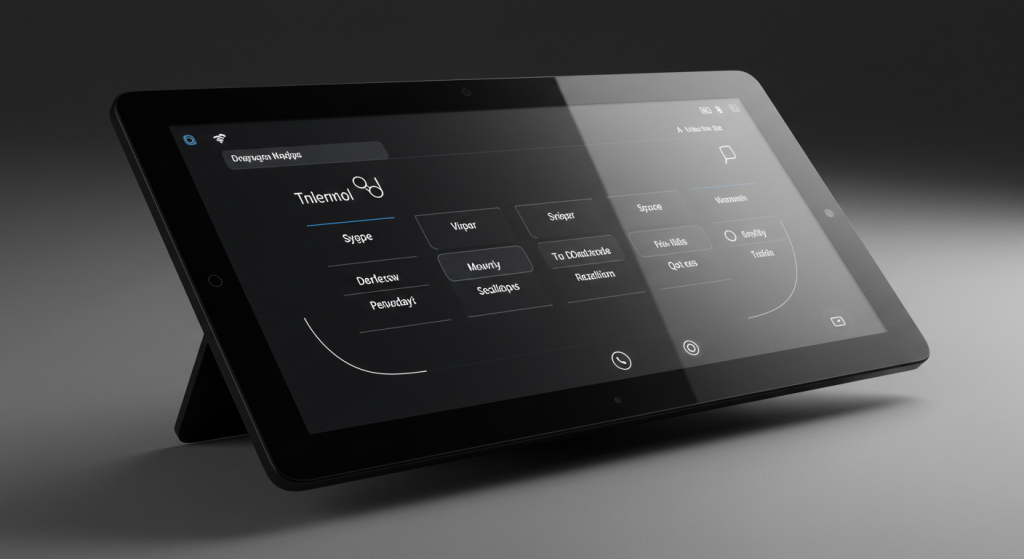 capacitive touch integrated touchscreen