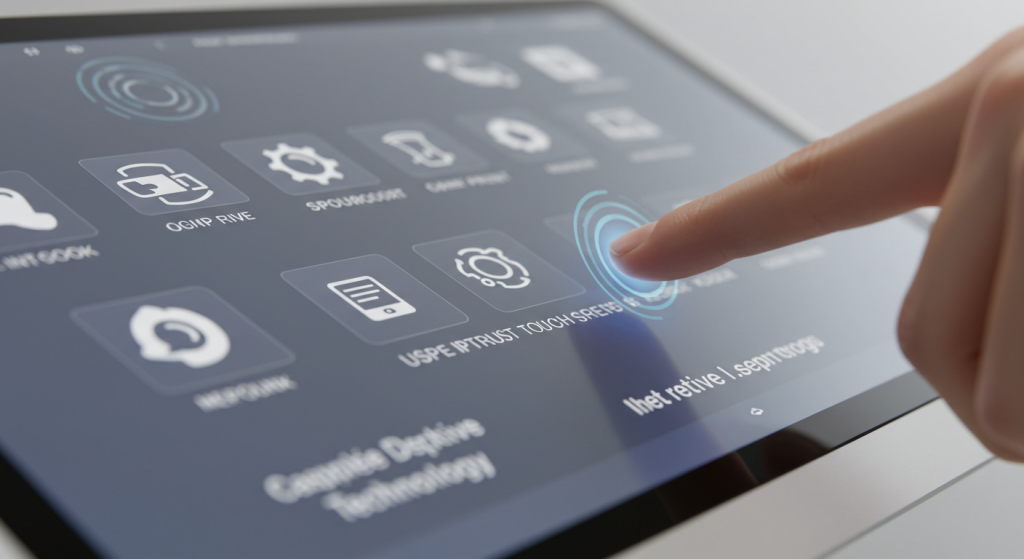 capacitive touch monitor